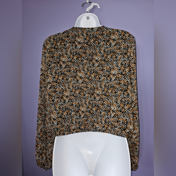 Wrap design blouse colorful - Picture 4 of 5